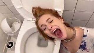 Peeing in girls mouth at home and in public xxx porn video
